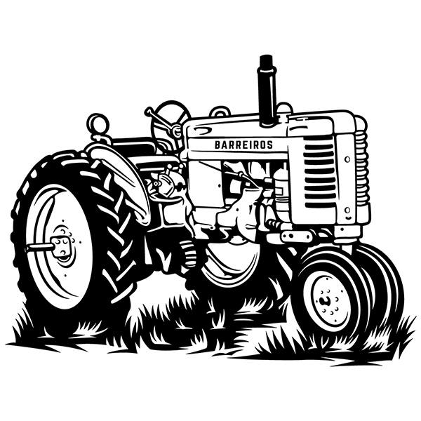Wall Stickers: Barreiros tractor