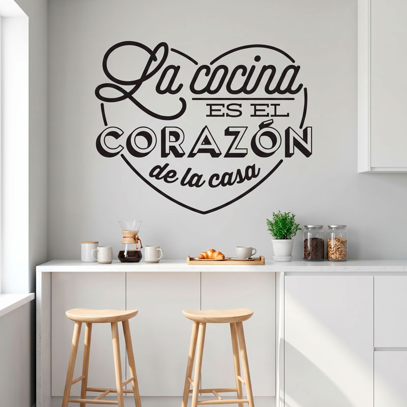 kitchen is the heart of the home - spanish 6/7