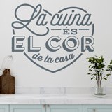Wall Stickers: The Kitchen is the Heart of the Home in Catalan 2