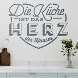Wall Stickers: The Kitchen is the Heart of the Home in German 2