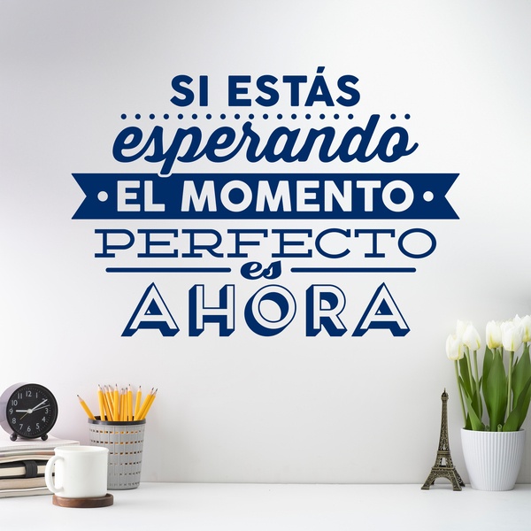 Wall sticker El momento perfecto | MuralDecal.com