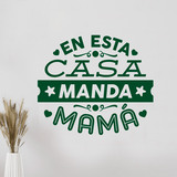 Wall Stickers: En esta casa manda mamá 4