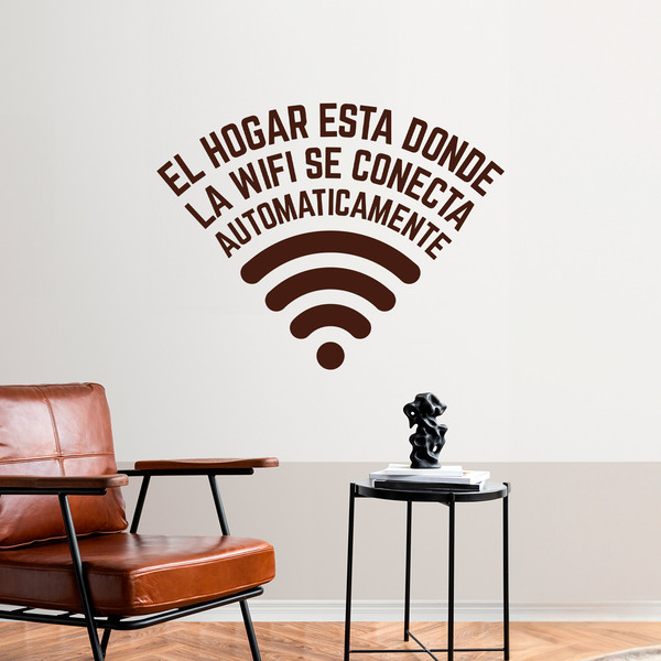 Wall Stickers: El hogar está donde la wifi se conecta 0