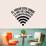 Wall Stickers: El hogar está donde la wifi se conecta 2