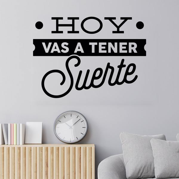 Wall Stickers: Hoy vas a tener suerte