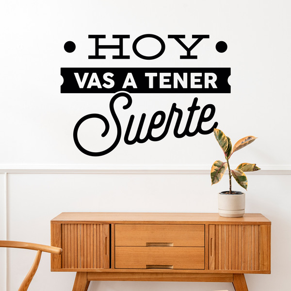 Wall Stickers: Hoy vas a tener suerte