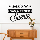 Wall Stickers: Hoy vas a tener suerte 2