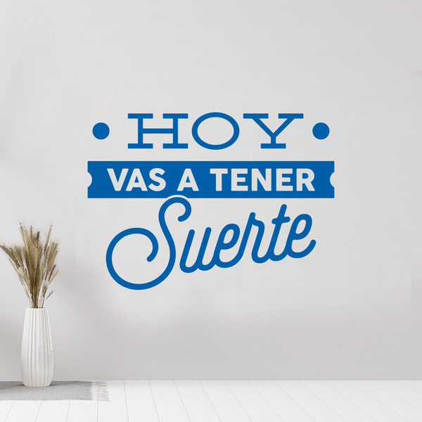 Wall Stickers: Hoy vas a tener suerte