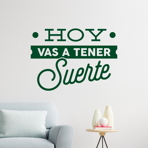 Wall Stickers: Hoy vas a tener suerte