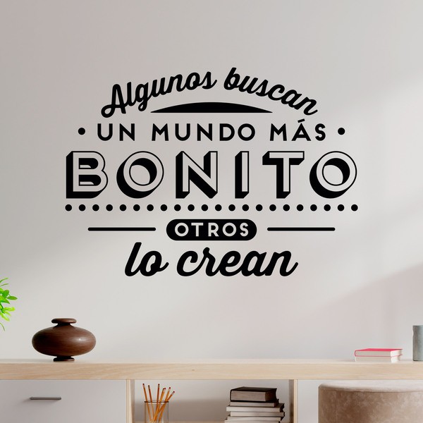 Wall Stickers: Un mundo bonito