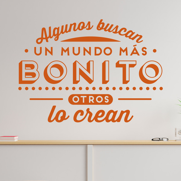 Wall Stickers: Un mundo bonito