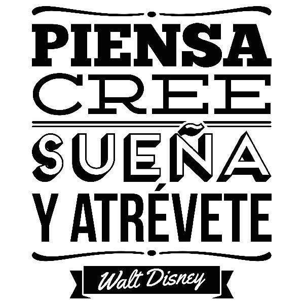 Wall Stickers: Piensa, cree, sueña y atrévete