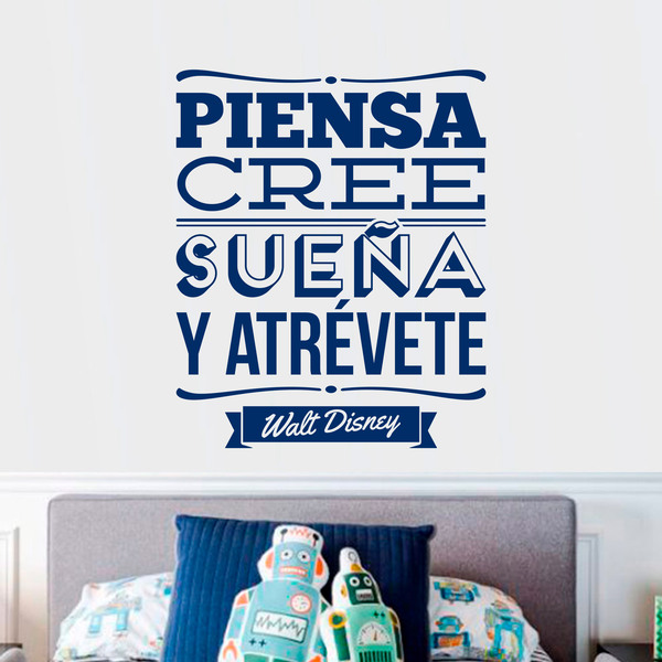 Wall Stickers: Piensa, cree, sueña y atrévete