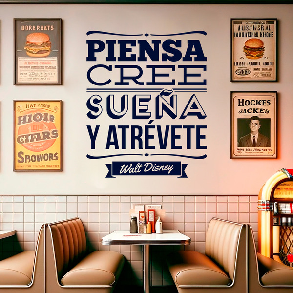 Wall Stickers: Piensa, cree, sueña y atrévete