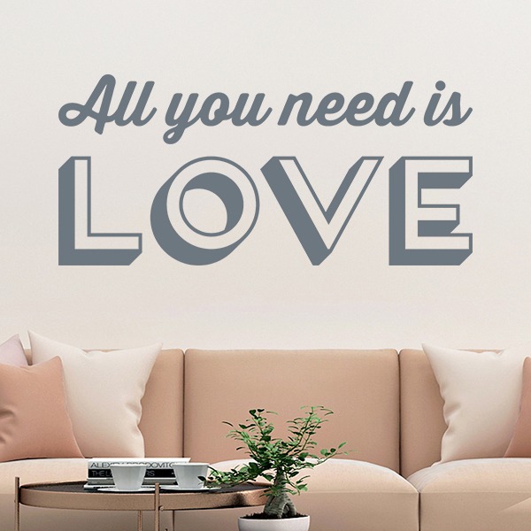 Wall Stickers: All you need is love