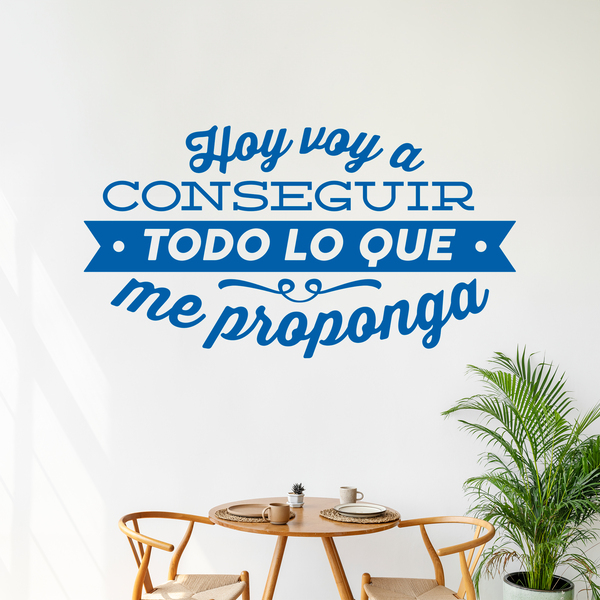 Wall Stickers: Hoy voy a conseguir