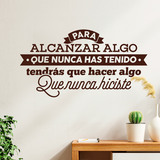 Wall Stickers: Para alcanzar algo... 2