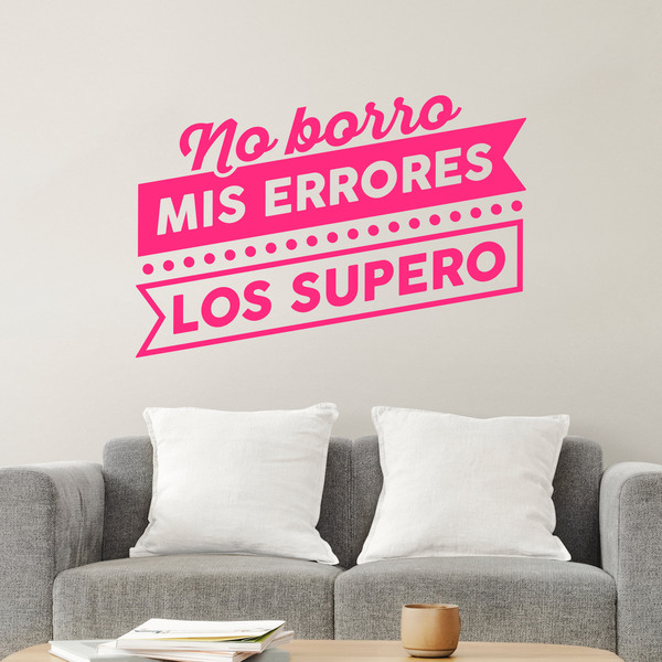 Wall Stickers: No borro mis errores, los supero