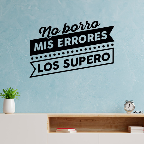 Wall Stickers: No borro mis errores, los supero