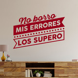 Wall Stickers: No borro mis errores, los supero 4