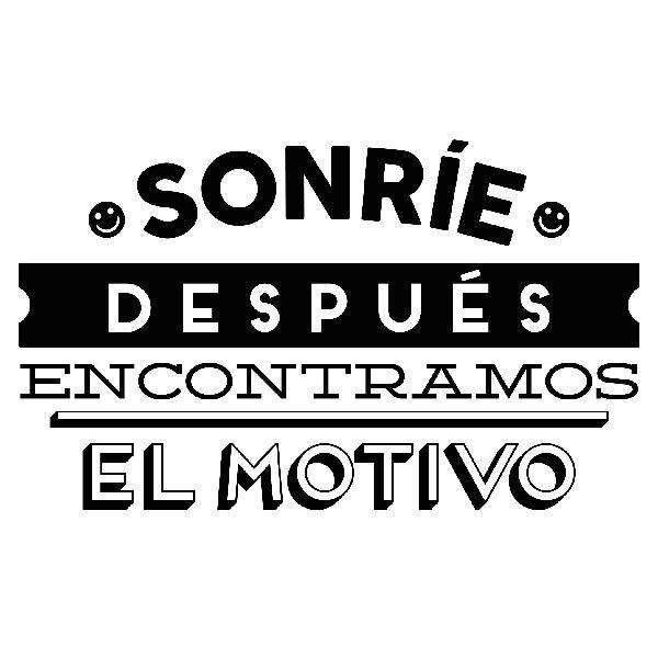 Wall Stickers: Sonríe, después encontramos el motivo