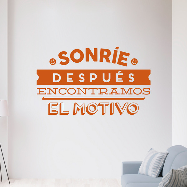 Wall Stickers: Sonríe, después encontramos el motivo