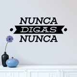 Wall Stickers: Nunca digas nunca 2