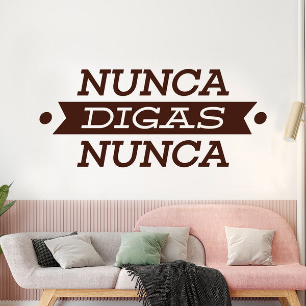 Wall Stickers: Nunca digas nunca