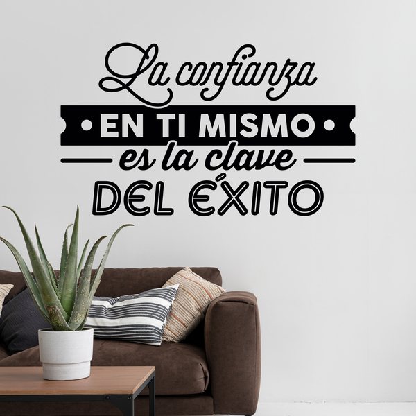 Wall Stickers: La confianza en ti mismo