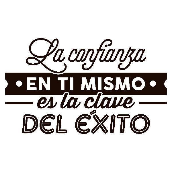 Wall Stickers: La confianza en ti mismo