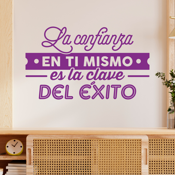 Wall Stickers: La confianza en ti mismo