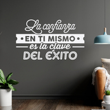 Wall Stickers: La confianza en ti mismo 3