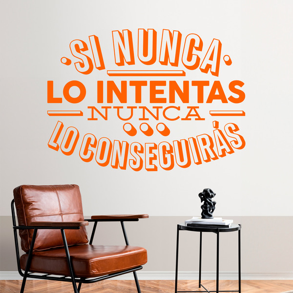 Wall Stickers: Si nunca lo intentas nunca lo conseguirás