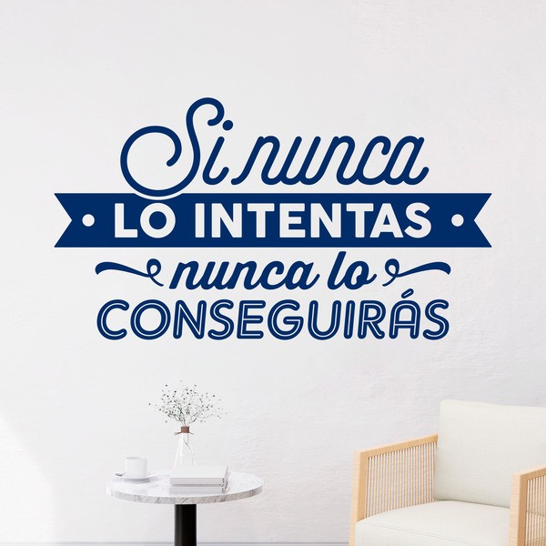 Wall Stickers: Si nunca lo intentas...