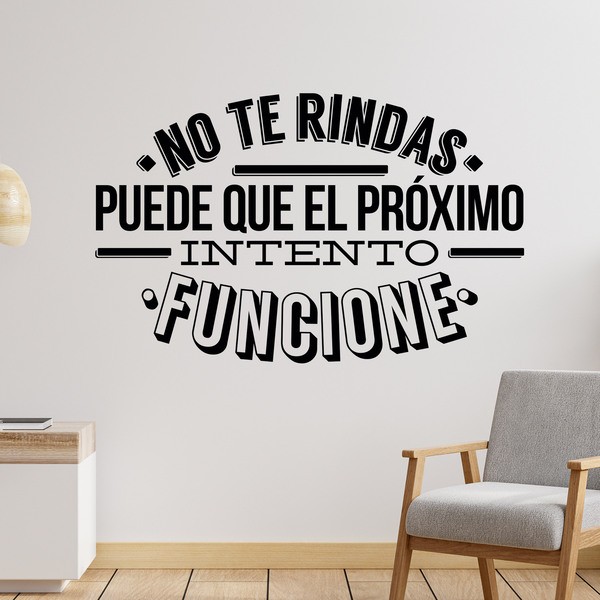 Wall Stickers: No te rindas, puede que...