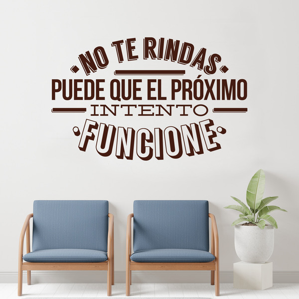 Wall Stickers: No te rindas, puede que...