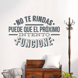 Wall Stickers: No te rindas, puede que... 4