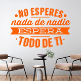 Wall Stickers: No esperes nada de nadie 2