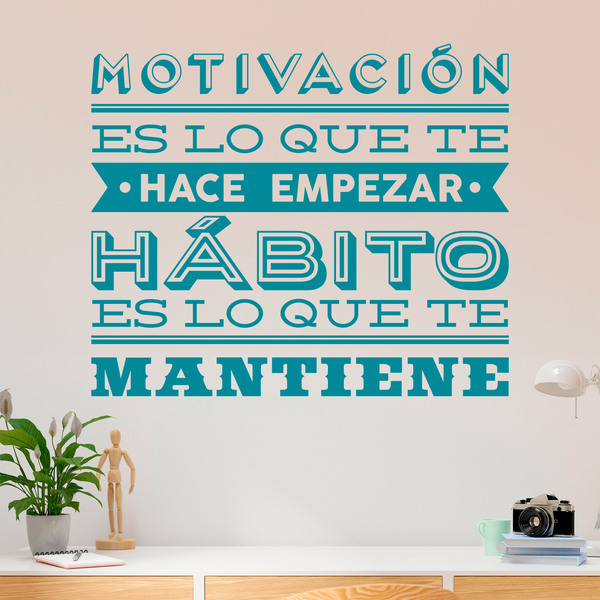 Wall Stickers: Motivación y hábito 0