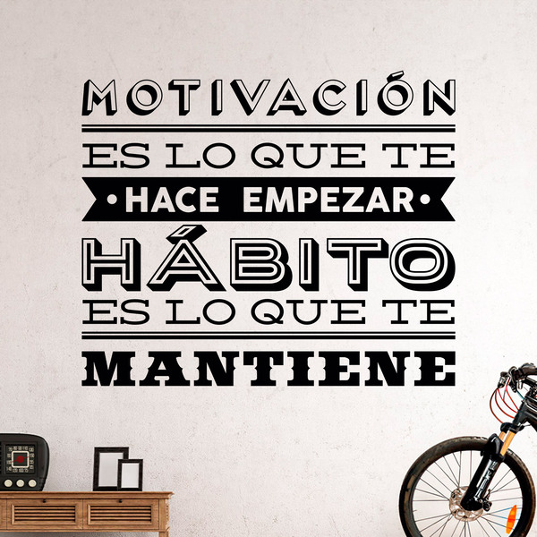 Wall Stickers: Motivación y hábito