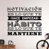 Wall Stickers: Motivación y hábito 2