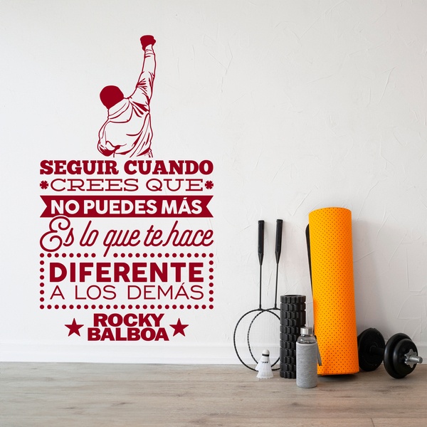 Wall Stickers: Seguir cuando... Rocky Balboa