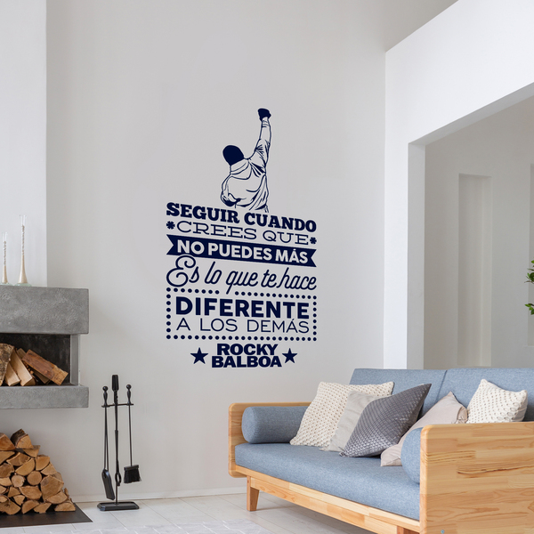 Wall Stickers: Seguir cuando... Rocky Balboa