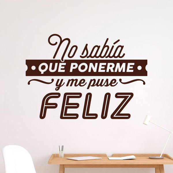 Wall Stickers: No sabía que ponerme... y me puse feliz