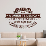 Wall Stickers: Valora a quien te dedica su tiempo... 3