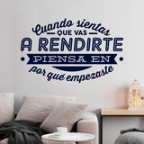 Wall Stickers: Cuando sientas que vas a rendirte... 4