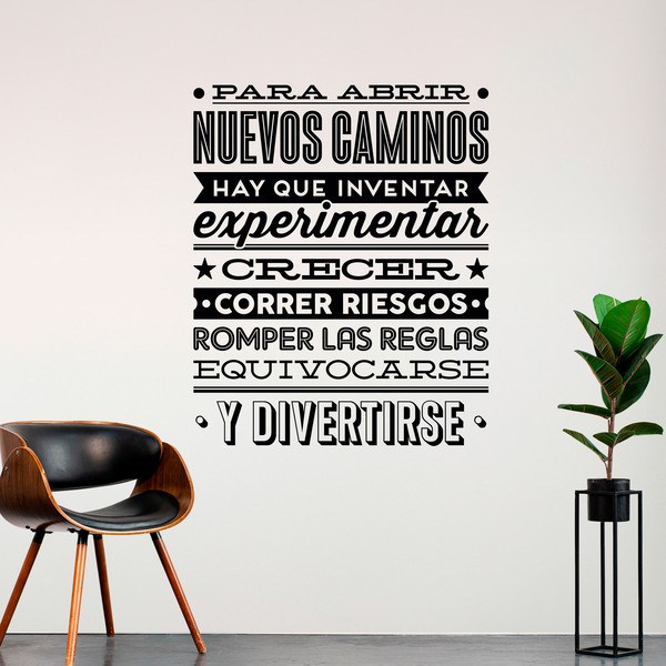 Wall Stickers: Para abrir nuevos caminos...