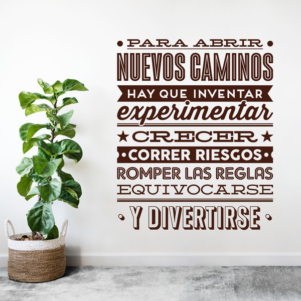 Wall Stickers: Para abrir nuevos caminos...