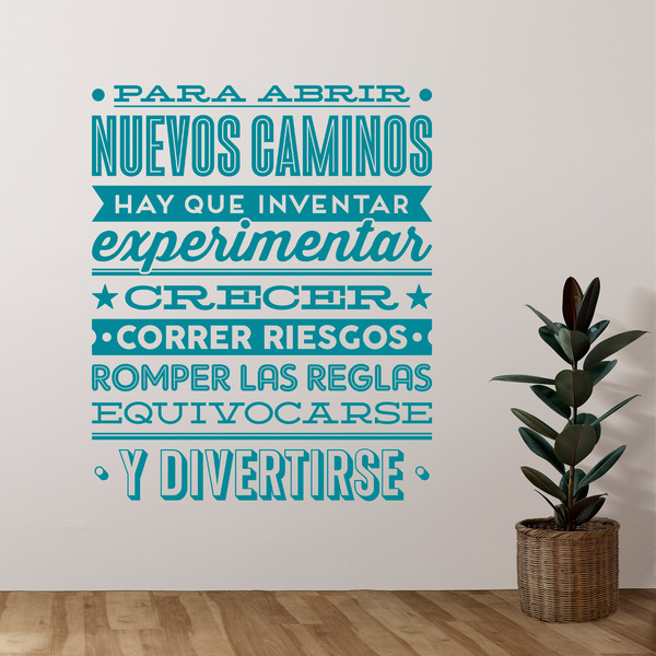 Wall Stickers: Para abrir nuevos caminos...