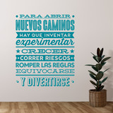 Wall Stickers: Para abrir nuevos caminos... 3